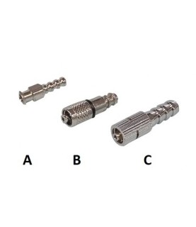 RACCORDO METALLO BEAR TUBO-LUER LOCK