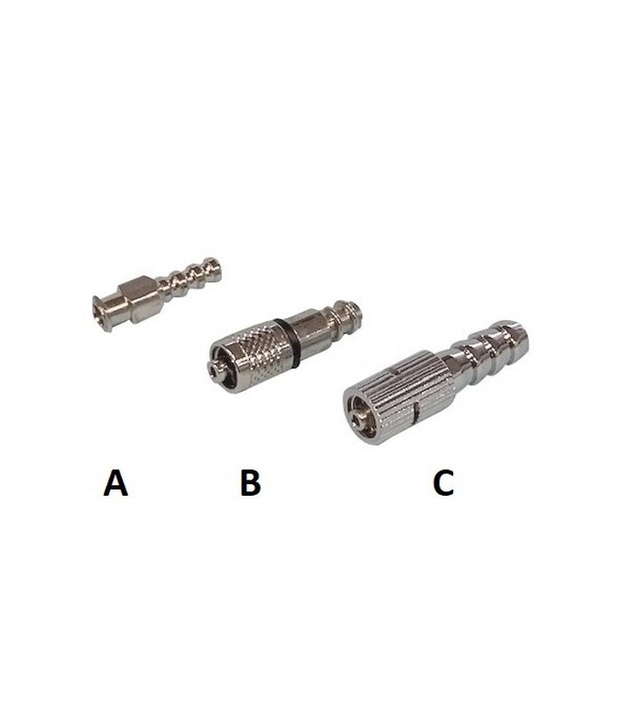 RACCORDO METALLO BEAR TUBO-LUER LOCK