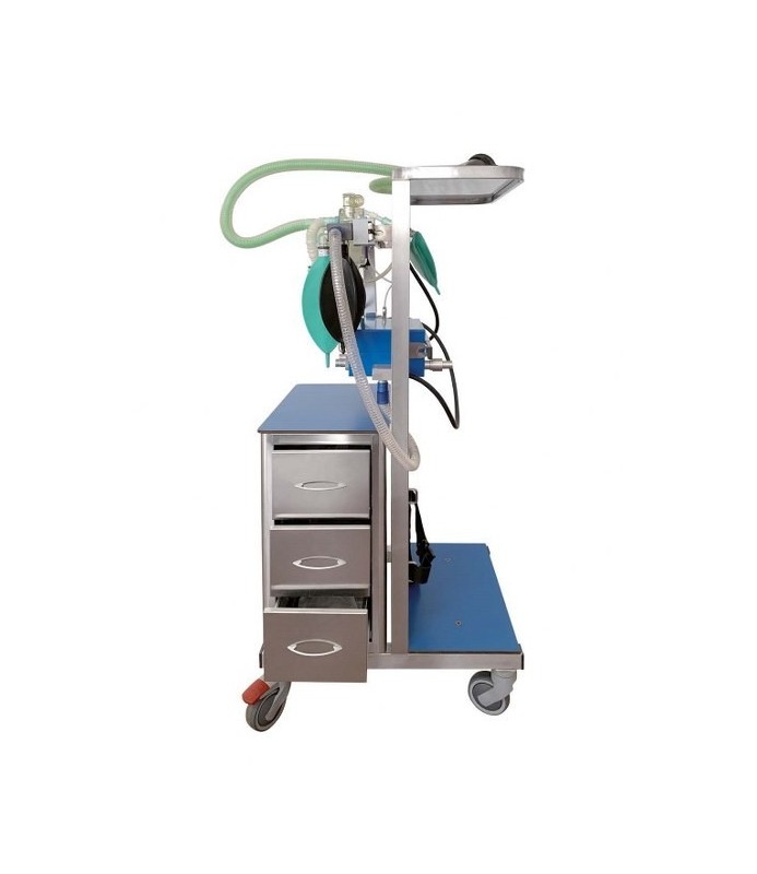 ANESTESIA A CARRELLO O2 CIRC./CHI.KG.0.4