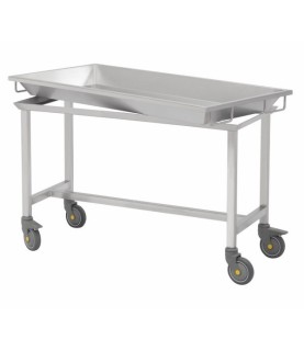 BARELLA INOX C/VASCA REMOVIBILE CM.125X 2
