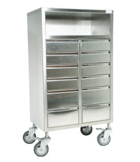 CARRELLO INOX 12 CASS.1 VANO AF 2