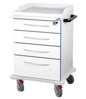 CARRELLO LAMINATO 4 CASSETTI