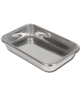 VASSOIO ACCIAIO INOX 264x172x47 MM