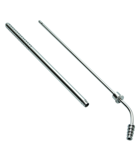 CANNULA ASPIR.MM.4 X150 INOX C/FORO