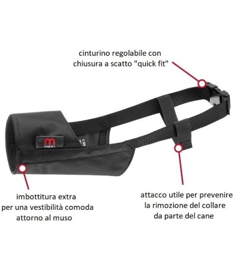 MUSERUOLA CANI NYLON N.0