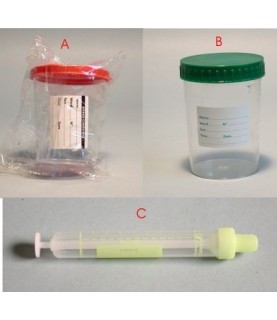 FLACONE URINE STERILE ML.125 T/P