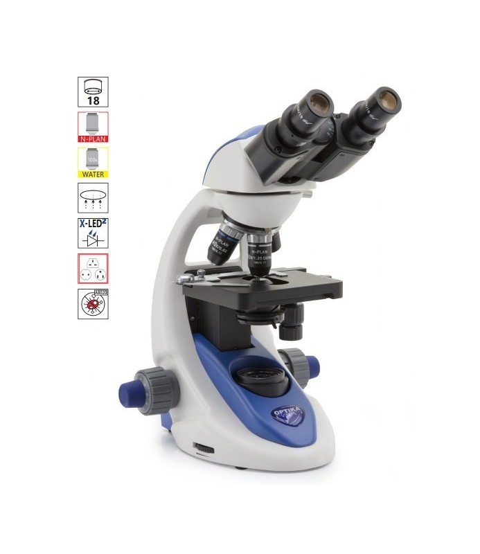 Microscopio Biologico Binoculare Optika
