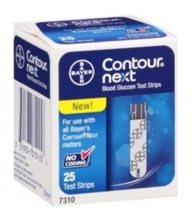 TEST CONTOUR GLUCO. X 25 PZ.