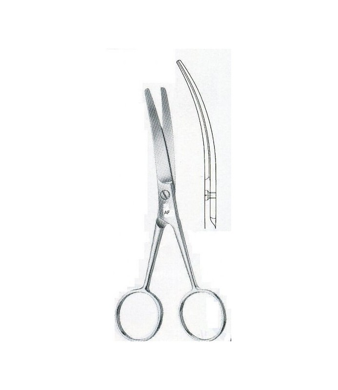 FORBICE PELO AF  INOX CM.17 CURVA