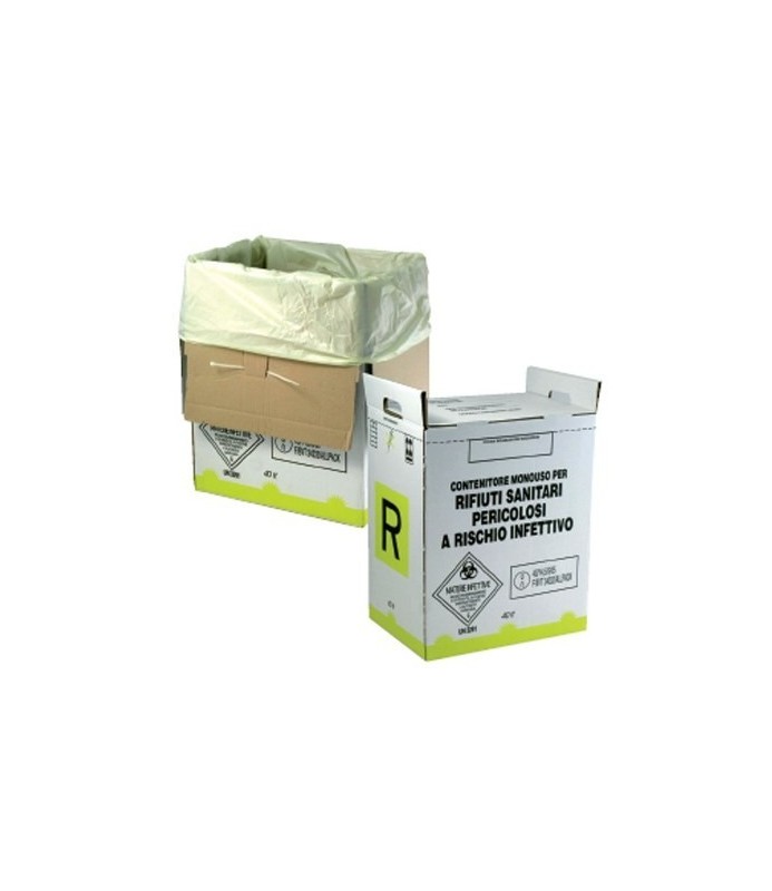 CONTENITORE RIFIUTI CARTONE LT.40