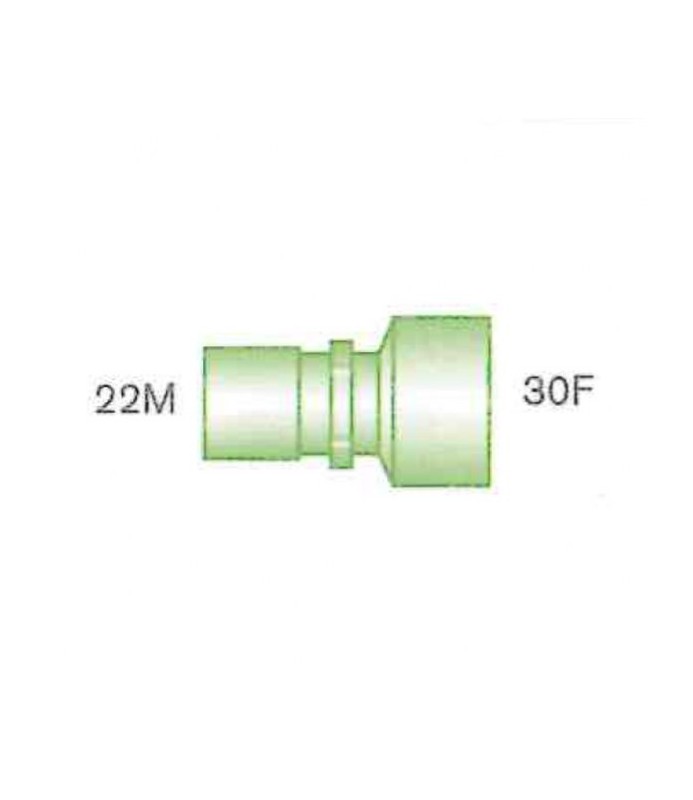 RACCORDO PLAST.ANESTESIA ANGOLO 9201/M