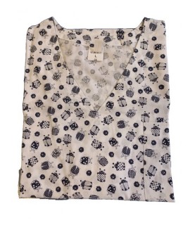CASACCA BLUE SCURO COLLO A V   TG.XS 2