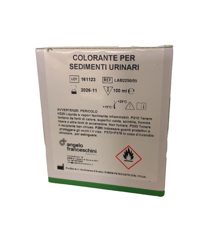 COLORANTE SEDIMENTI URINARI X 100ML EKO