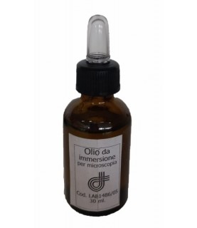 OLIO IMMERSIONE MICROSCOPIA 30 ML. NEW