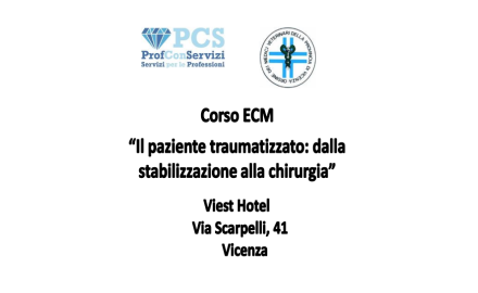Il paziente traumatizzato: dalla stabilizzazione alla chirurgia